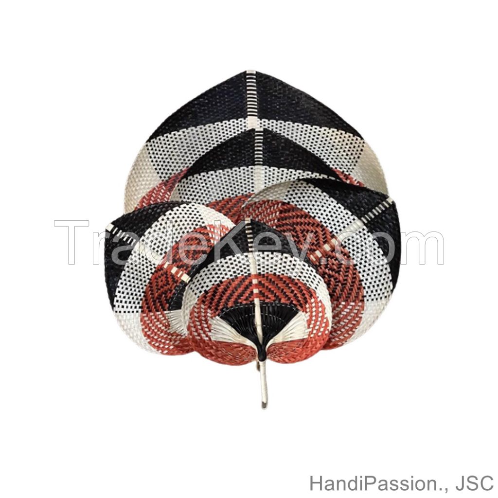Bamboo Palm Leaf Woven Hand Fan Wall Hanging Decoration