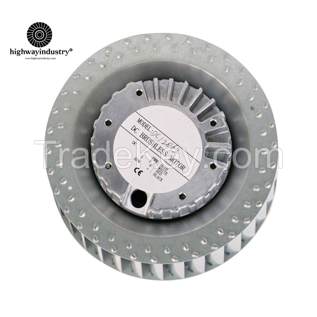 Highway 133/140/160/180/190mm DC/EC Brushless Forward Curved Centrifugal Fan