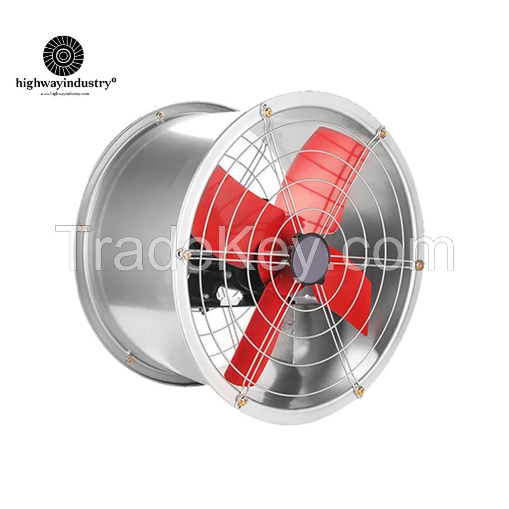 Highway 500mm Explosion-Proof Stainless Steel Exhaust Fan Low Noise High Temperature Resistant Industrial Axial Flow fan