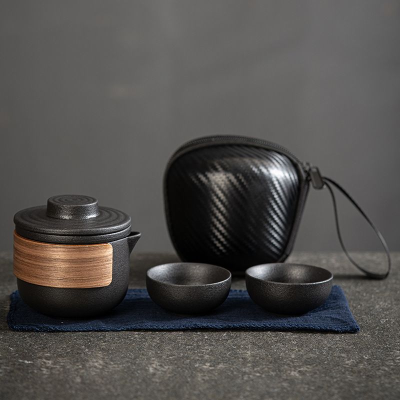 Japanese portable travel tea set