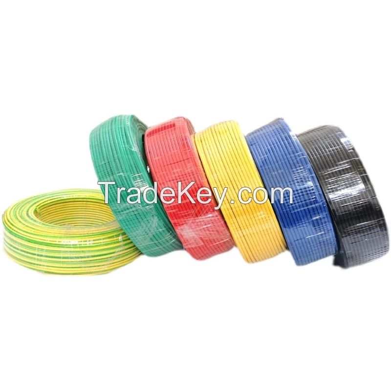 PVC Insulated Cable Conduit Wiring 100m Car Audio Cable 0.75 1.0 1.5 2.5 4 6 10 sq mm Auto Electrical Household Home Wire Cable