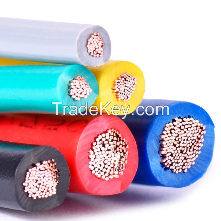 PVC Insulated Cable Conduit Wiring 100m Car Audio Cable 0.75 1.0 1.5 2.5 4 6 10 sq mm Auto Electrical Household Home Wire Cable