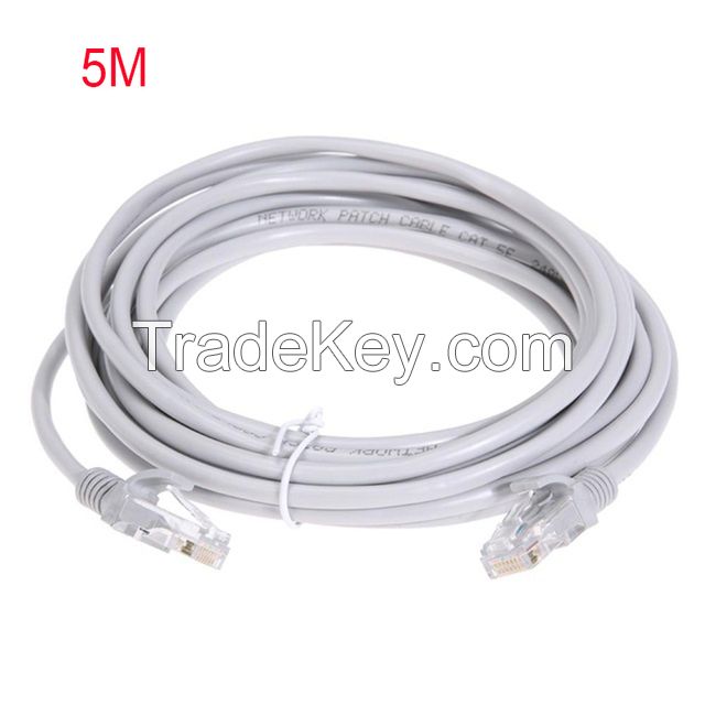 8 Pin Connector Ethernet Internet Network Wire 30cm 1m 2m 3m 5m 10m 20m 30m Cat5e Cat6 RJ45 Patch Cord Cable