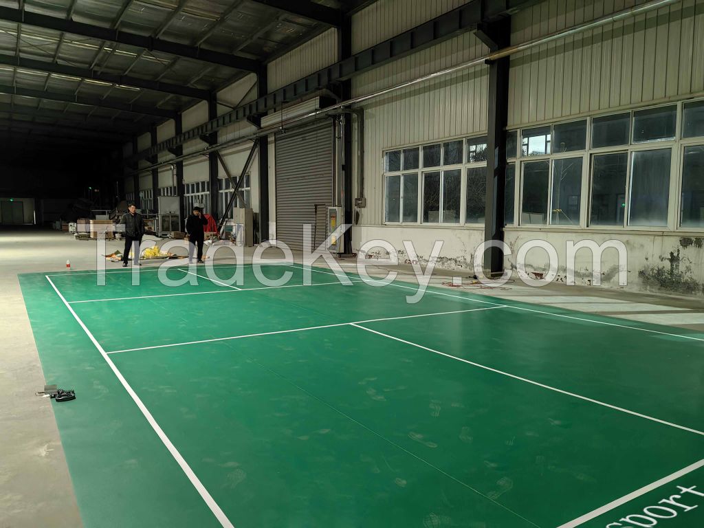 indoor pickleball flooring with 100%pvc material