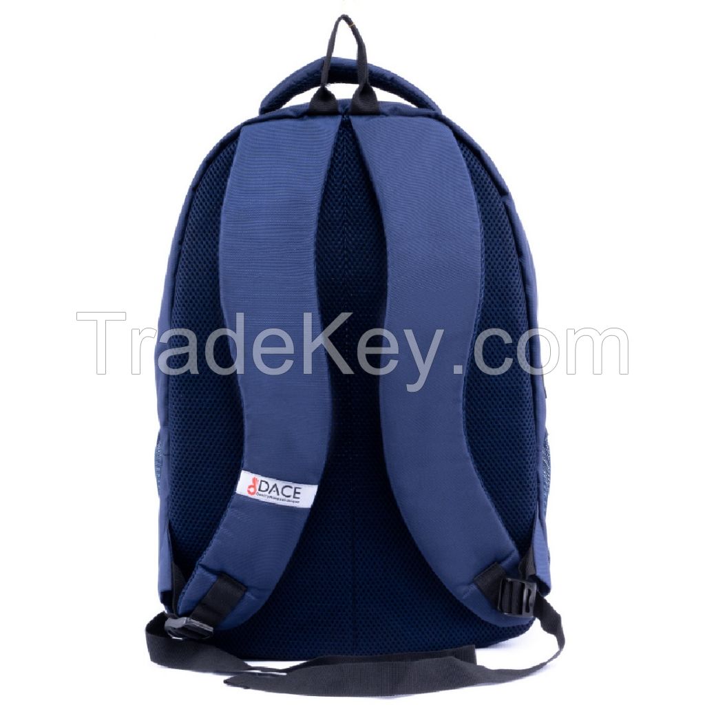 Dace Grace Blue Casual Waterproof Laptop Backpack/Office Bag/School Bag/College Bag/Business Bag/Unisex Travel Backpack