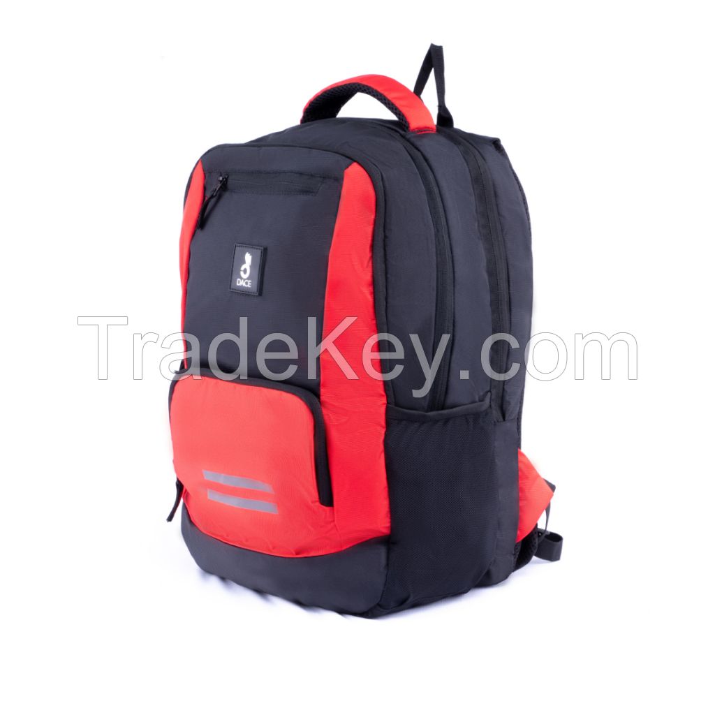 "Dace 2.0 Version Casual Waterproof Laptop Backpack/Office Bag/School Bag/College Bag/Business Bag/Travel Backpack (15.6inch laptop) 30 L (Red & black) "