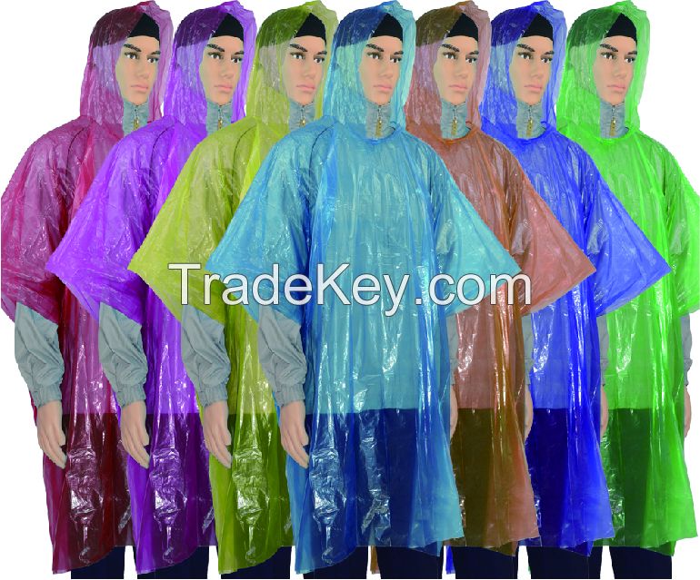 pvc eva pe poncho and raincoat