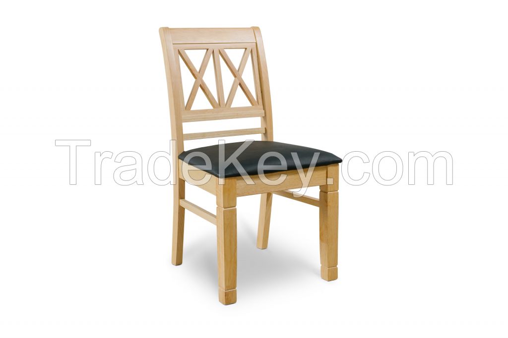 he European wooden chair - Elegance and sophistication in the dining room.