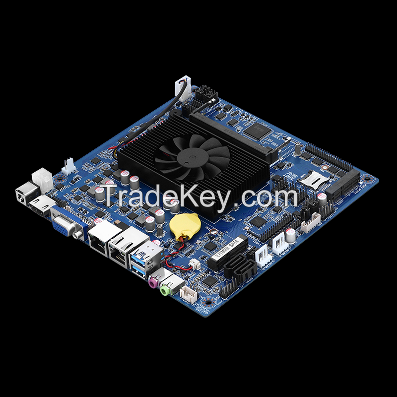 mini-ITX Motherboard Dual Core i5-7200U 2.5GHz MAX 32GB DDR4 RAM 4K Display GPIO LVDS Industrial IPC Main Board