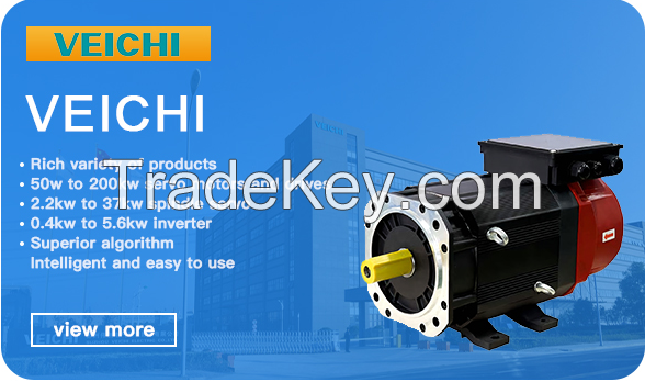 VEICHI V7E series ac servo motor 0.1-110kw 40-400st 220-380v