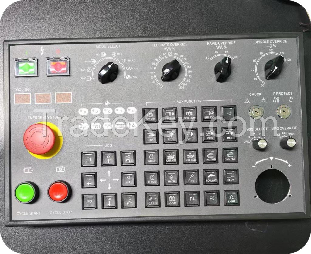 CNC Machine Control Panel Customized Industrial Machine Controller Board Adapt Fanuc Mitsubishi, Siemens Systems for Various Machine