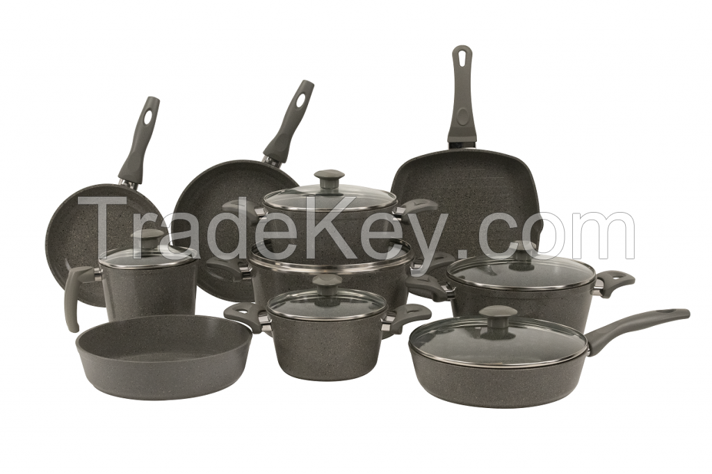 Aluminum forged ceramic coated cookware