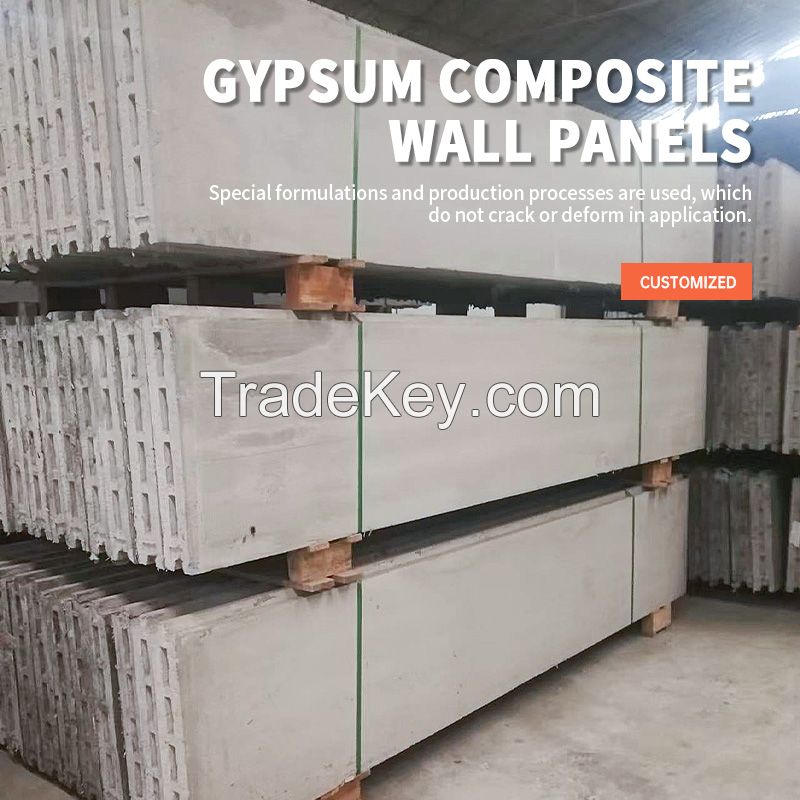 Modified gypsum lightweight composite wall panel