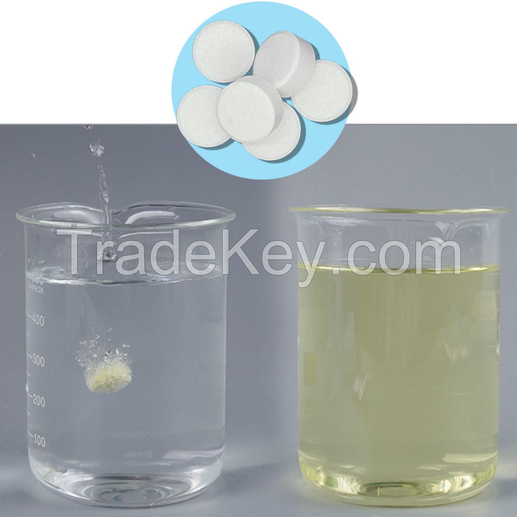 Swimming Pool CLO2 Chlorine Dioxide Tablets Purity 10% Chlorine Tablets for Air Cleaning