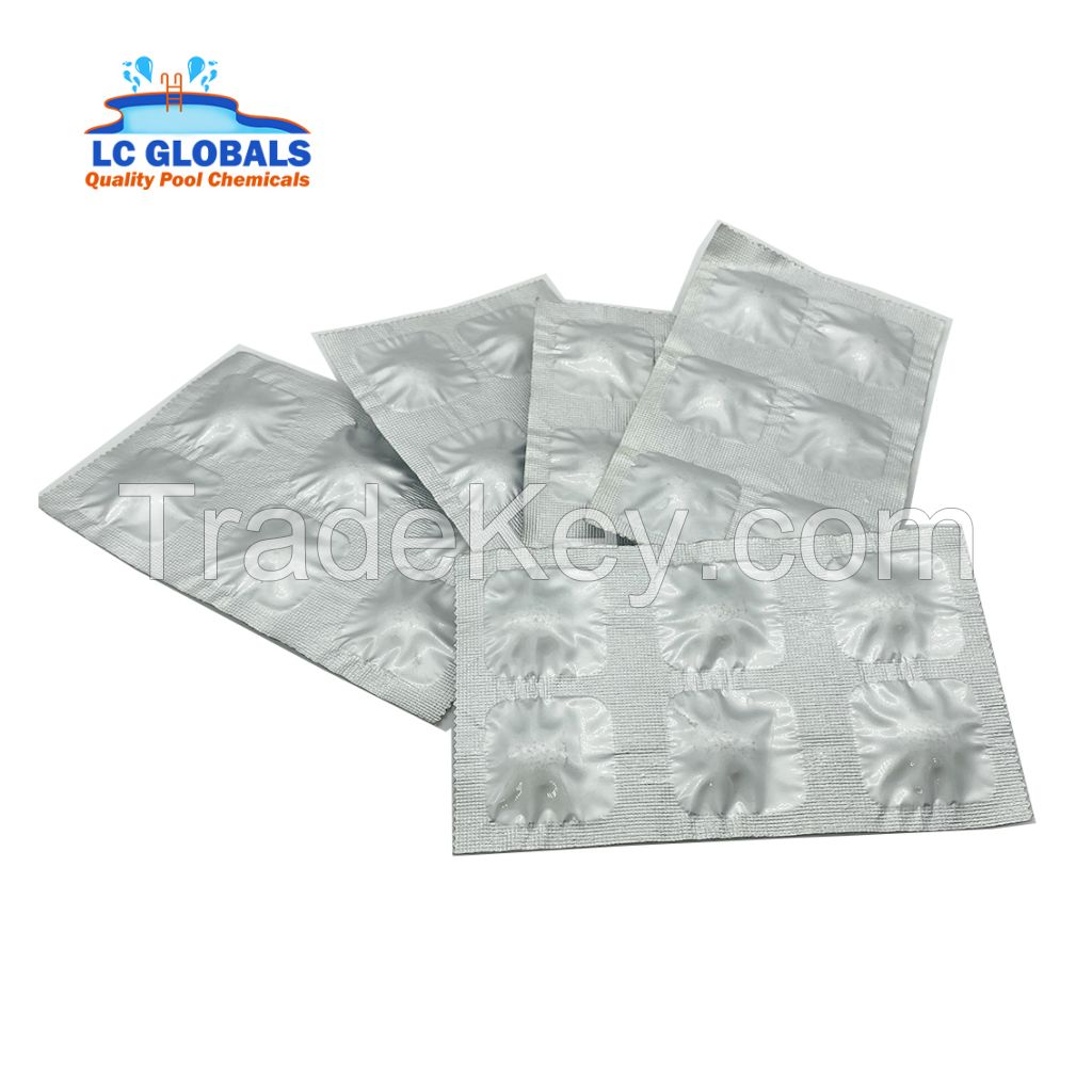 Swimming Pool CLO2 Chlorine Dioxide Tablets Purity 10% Chlorine Tablets for Air Cleaning