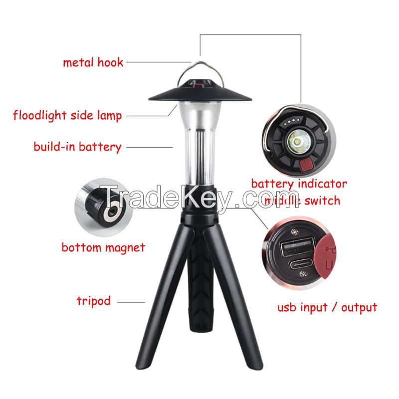 Beacon Camping Lamp Multi Function Lamp Outdoors and Camping Tent Lamp LED Flashlight