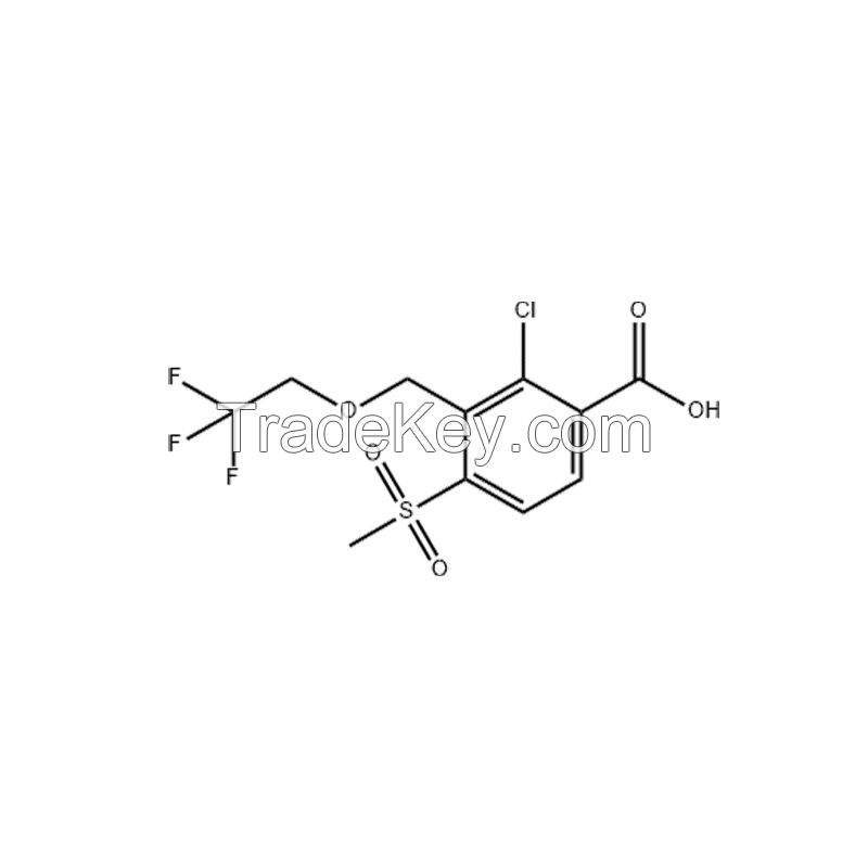 2-chloro-4-methanesulfonyl-3-[ (2, 2, 2-trifluoroethoxy) Methyl]benzoic Acid 120100-77-8 97% Purity In Stock Suppliers