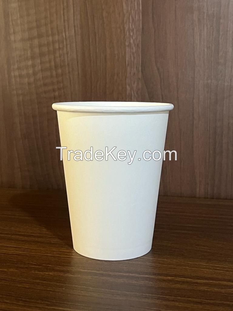 Disposable Paper Cup Supplier 12oz Single Wall Biodegradable Custom Printed