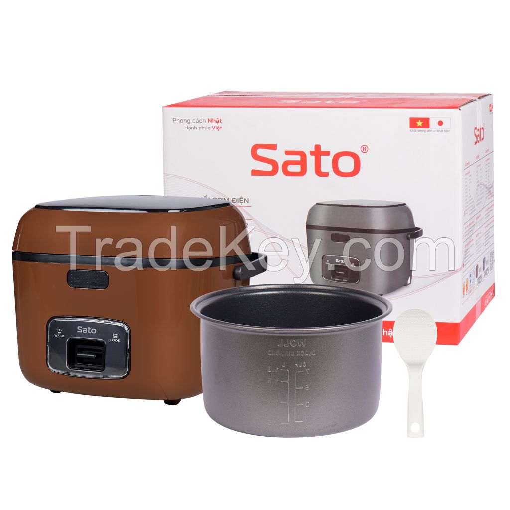 Receive processing rice cooker 1.8L with Plastic handle use for 4-6 people Multi-way warming keep warm for long time
