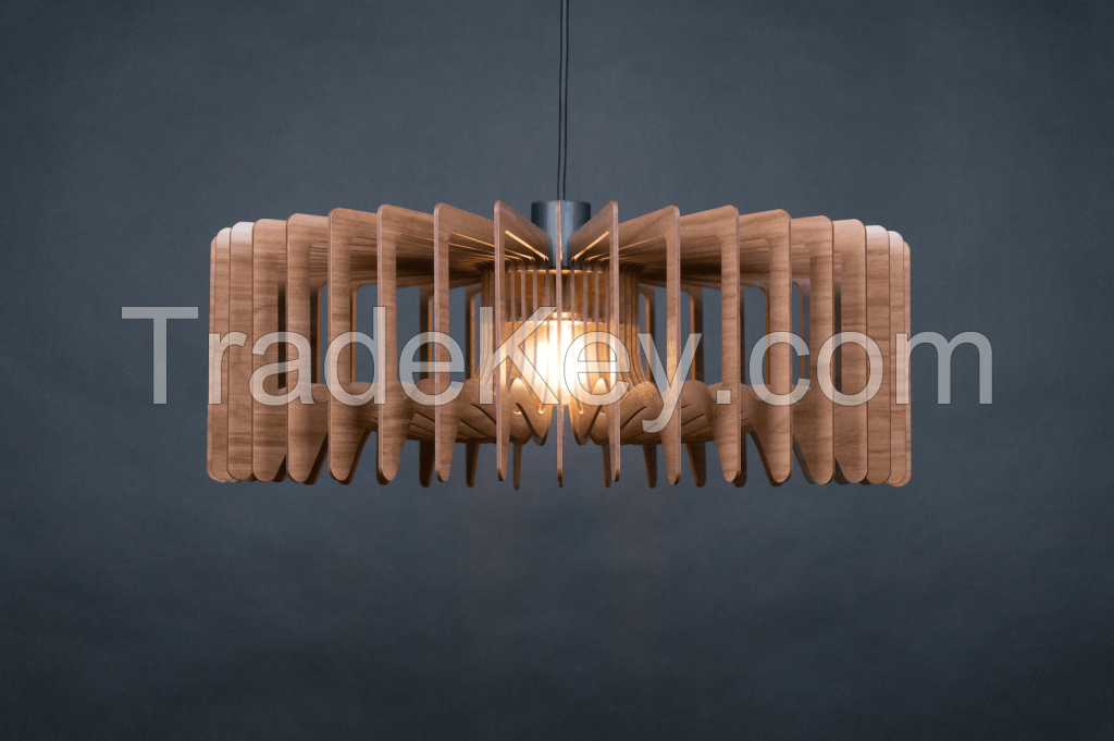 Wooden Pendant Light 2001