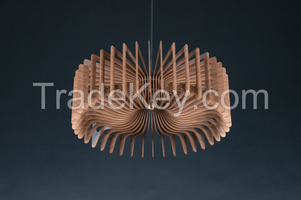 Wooden Pendant Light 2001