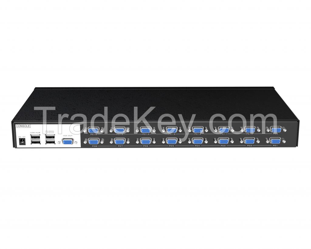 MT-ViKI 16-Port Auto VGA KVM Switch