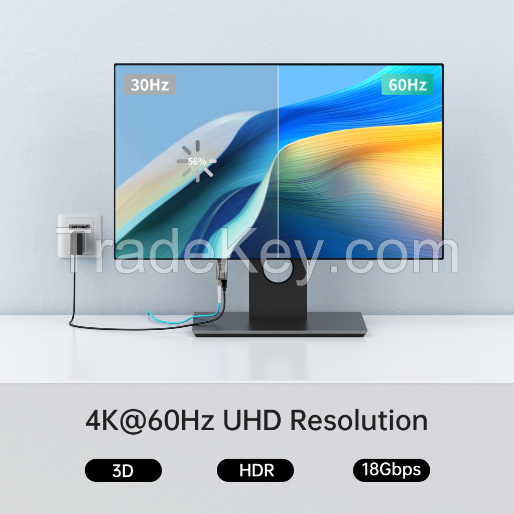 300m 4K 60HZ Fiber HDMI Transmitter and Receiver, MT-VIKI HDMI Extender Over Fiber Optic