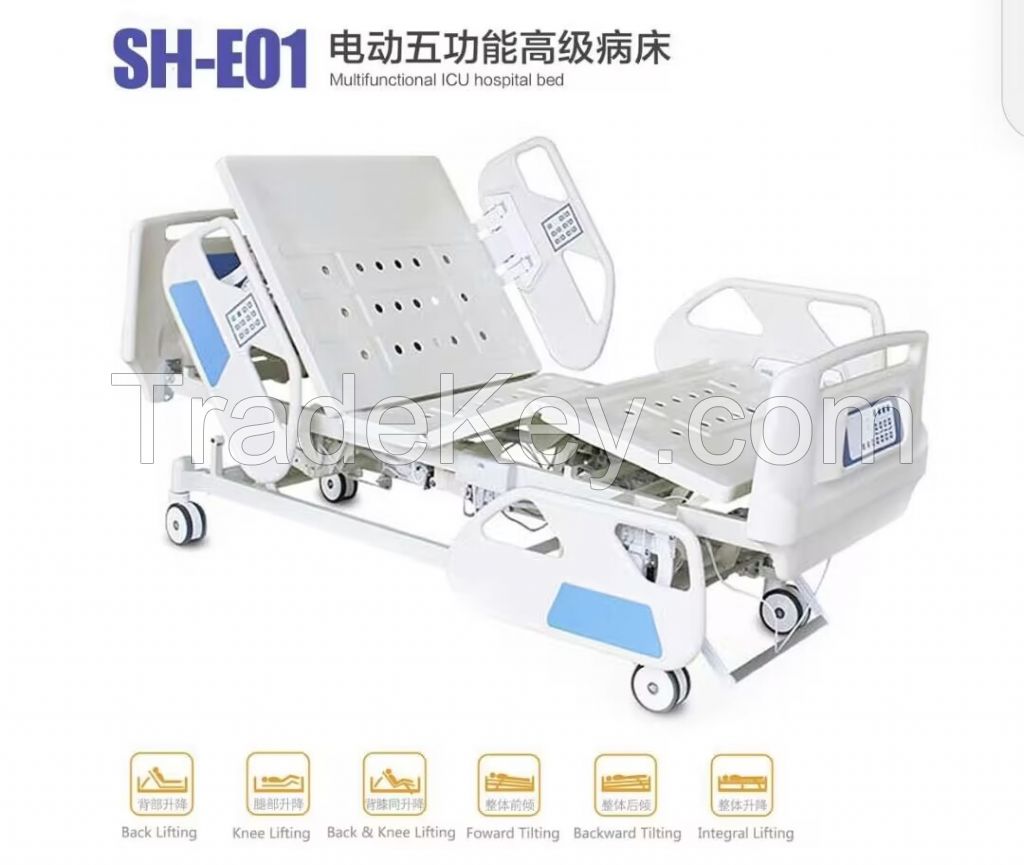Multifunctional ICU hospital bed