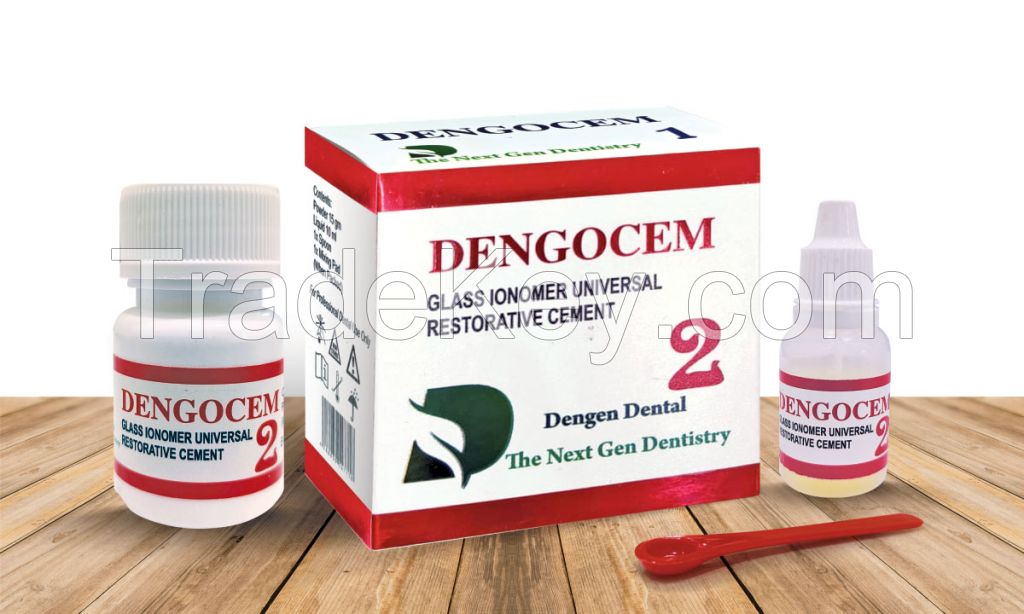 Dengen Dental Dengocem 2 Glass Ionomer Luting Cement 15g/10ml