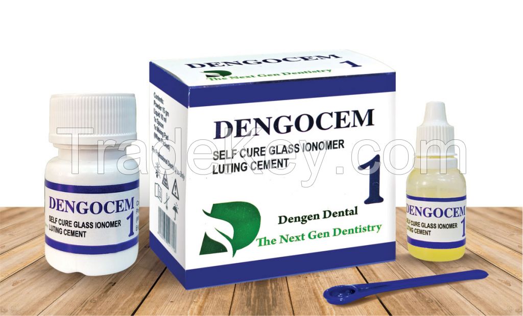 Dengen Dental Dengocem 1 Glass Ionomer Luting Cement 15g/10ml