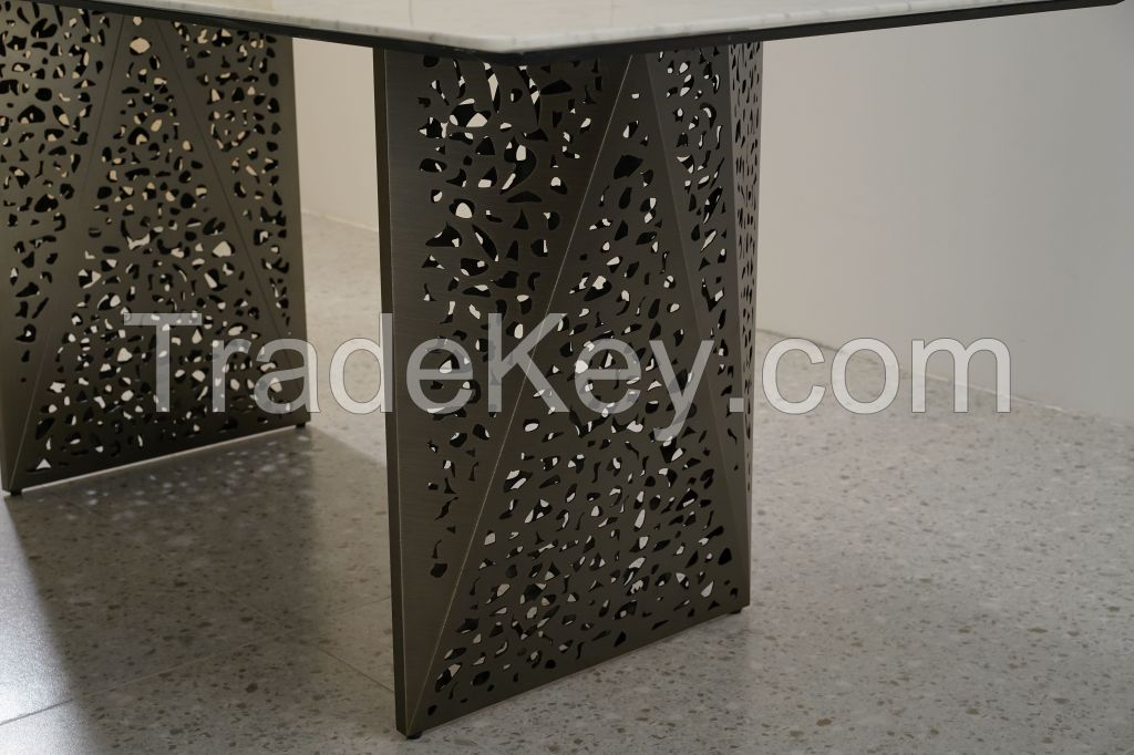 marble dining table