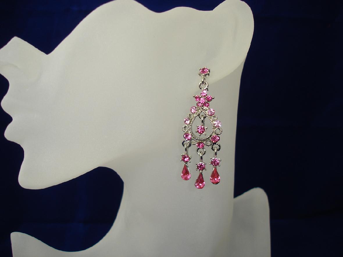 rhinestone earrings