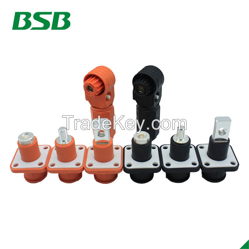 Energy Storage Battery Connector High Power 80A 100A 125A High Current Energy Storage Cabinet High Voltage Connector 57mm