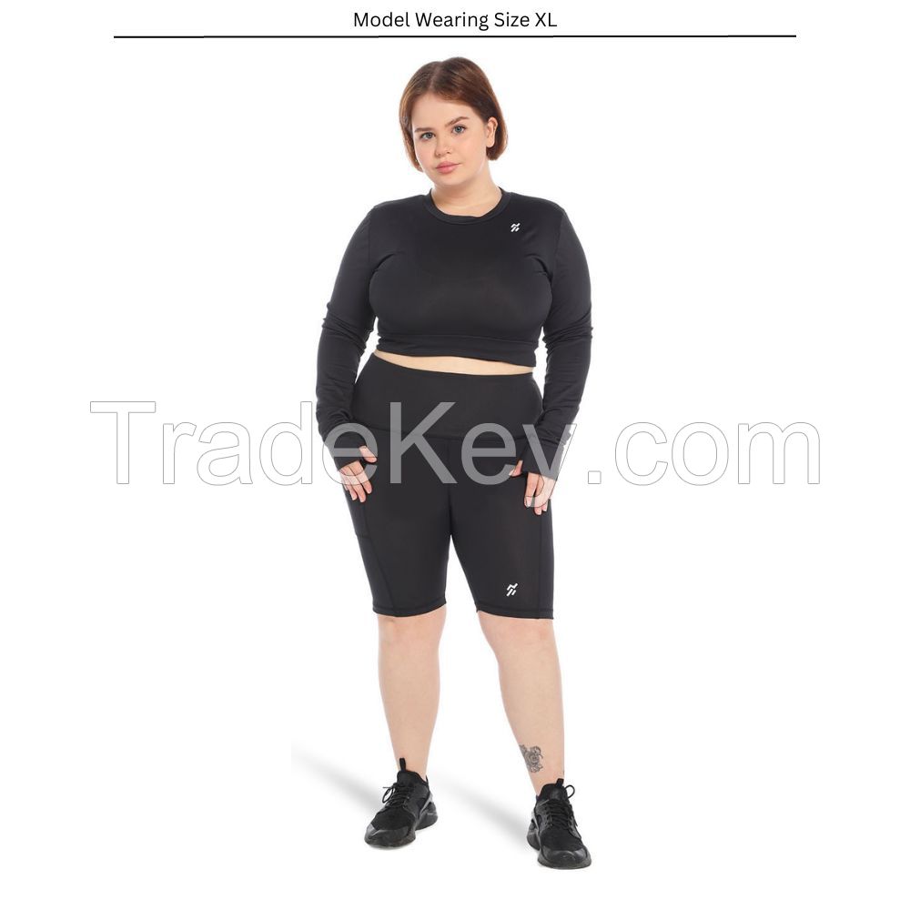 Sportswear including Leggings and Shorts and Crop tops and Modest Muslim Sportswear