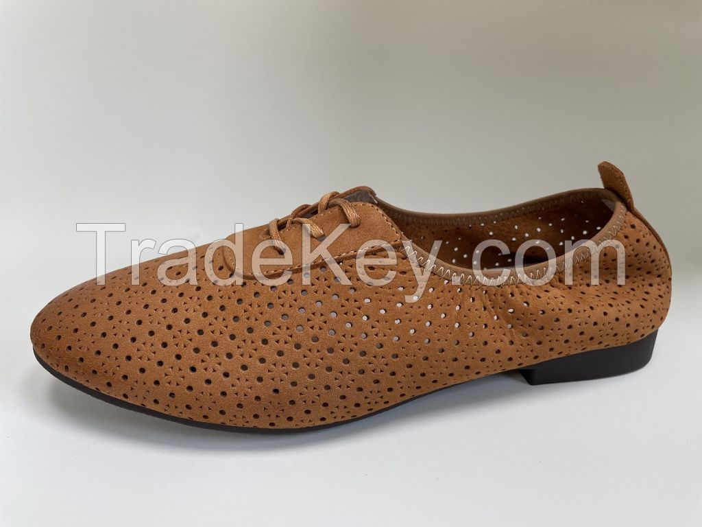 HAND MADE HAND PAINTED LEATHER SOFT CASUAL SHOES