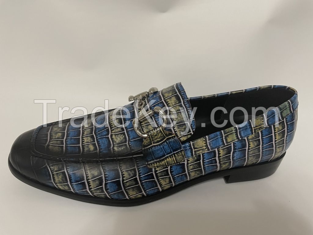 HAND MADE HAND PAINTED MEN CASUAL SHOES