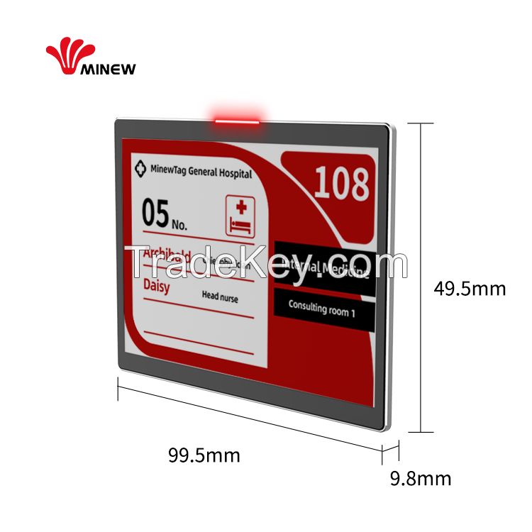 Electronic E-paper E-ink Doorplate Signage 11.6 Inch E-Paper Shelf Labels E-Ink Display Name Sign ESL for Smart Office
