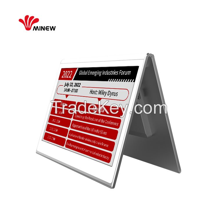 Electronic Office Table Name Card 7.5 Inch Etiqueta Digital E Ink Display Label Conference Sign For Meeting Room