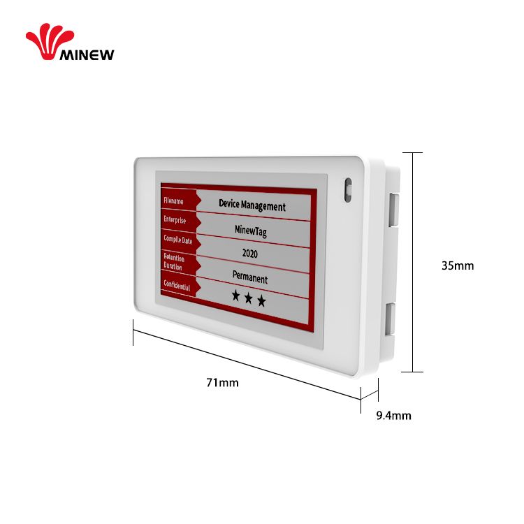 MinewTag DS021 NFC BLE Digital Price Tags for Store