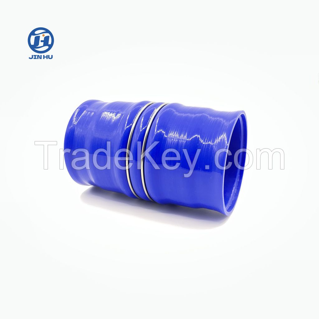 Steel Ring Hump Customized Silicone Hose for Auto Parts