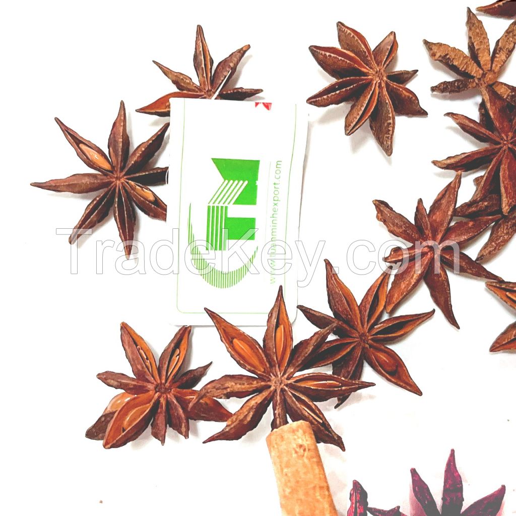 New Crop Whole Autumn Star Anise/ Whole Star Aniseed For Kitchen Cooking Spice And More from a big factory directly