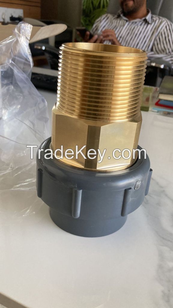 cPVC and uPVC Fittings with Brass Insert