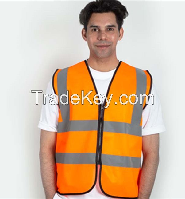 High Quality Hi Vis Reflector Jacket Reflective Safety Vest With Custo
