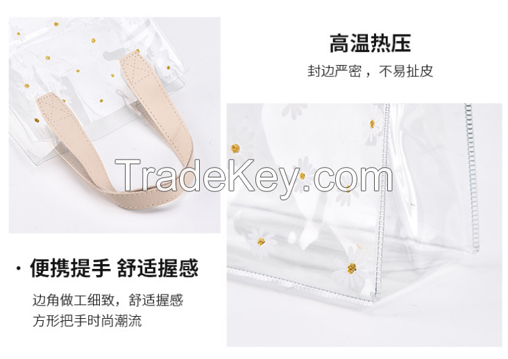 Fashion PVC hand bag with printing logo