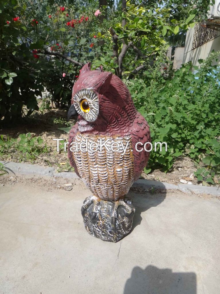 Shandong Zilin Manufacturer fake plastic owl bird deterrent