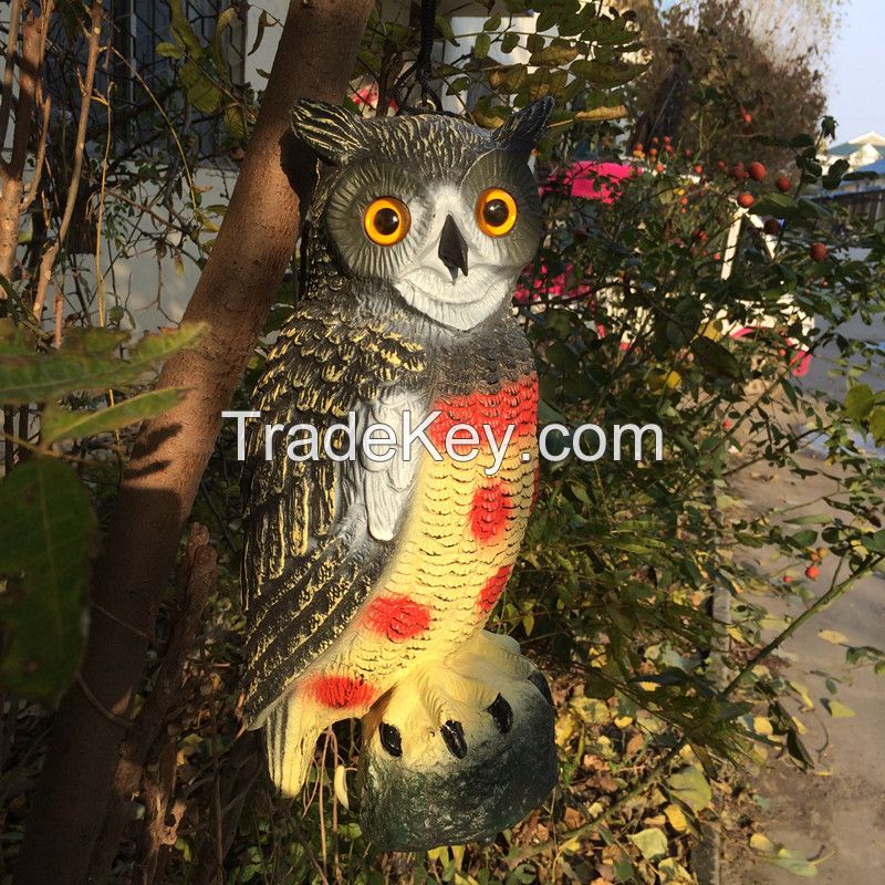 Shandong Zilin Manufacturer rotating head owl decoy