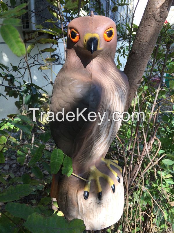 Red-tail Hawk Decoy, bird scaring hawk decoy, hawk bird repelletn