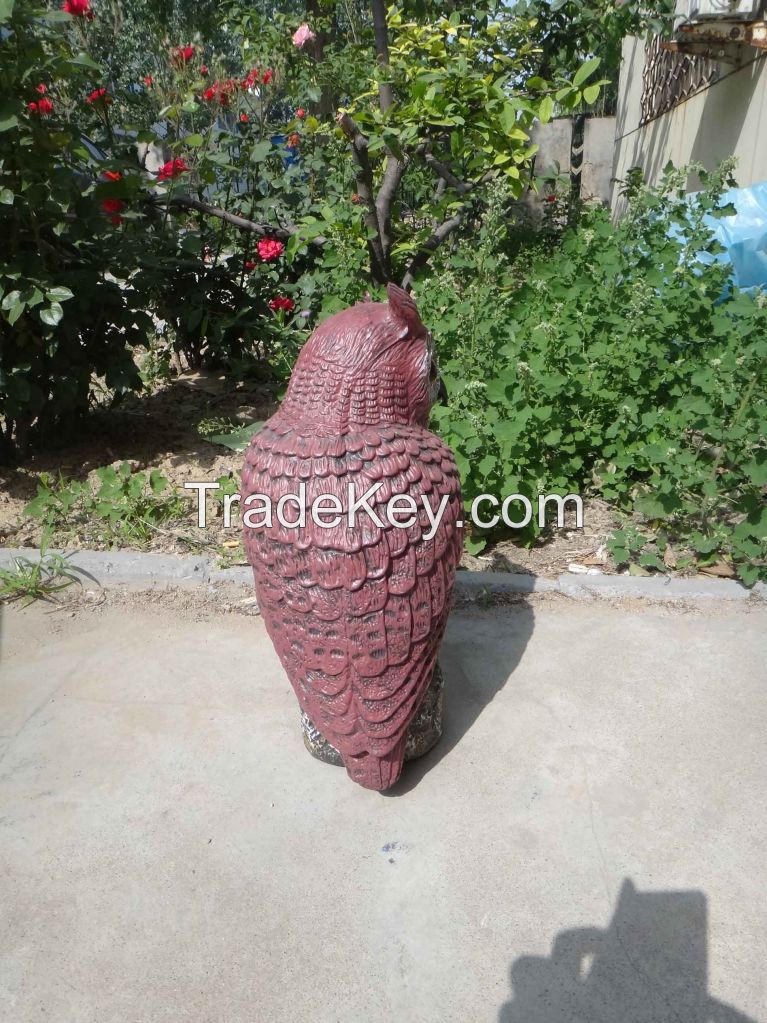 Shandong Zilin Manufacturer fake plastic owl bird deterrent