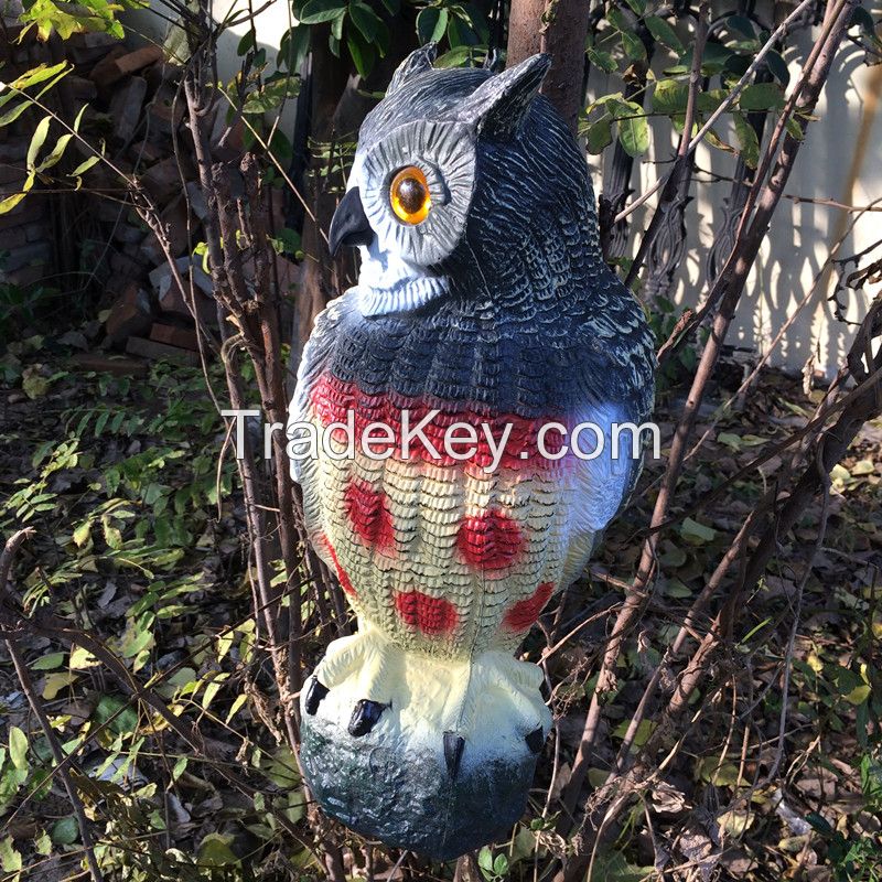 Shandong Zilin Manufacturer rotating head owl decoy