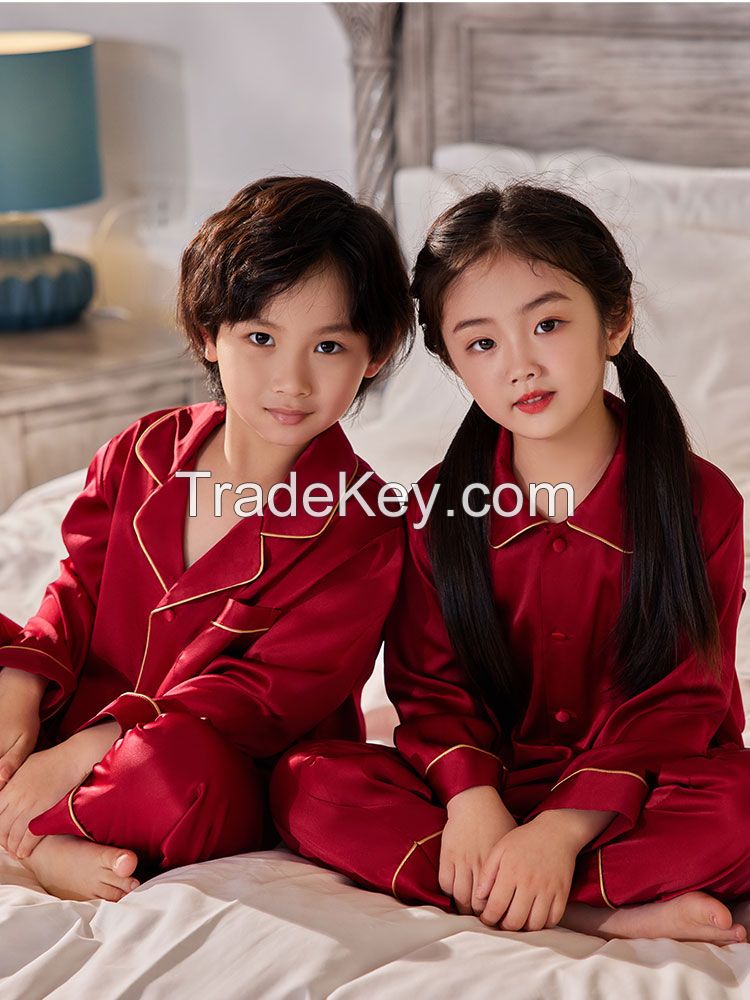 kids silk pajamas